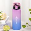 750ml Tritan Frosted Gradient Water Bottle for Drinking Portable Sport Tea Coffee Cup Kitchen Tools Kids Water Bottle School