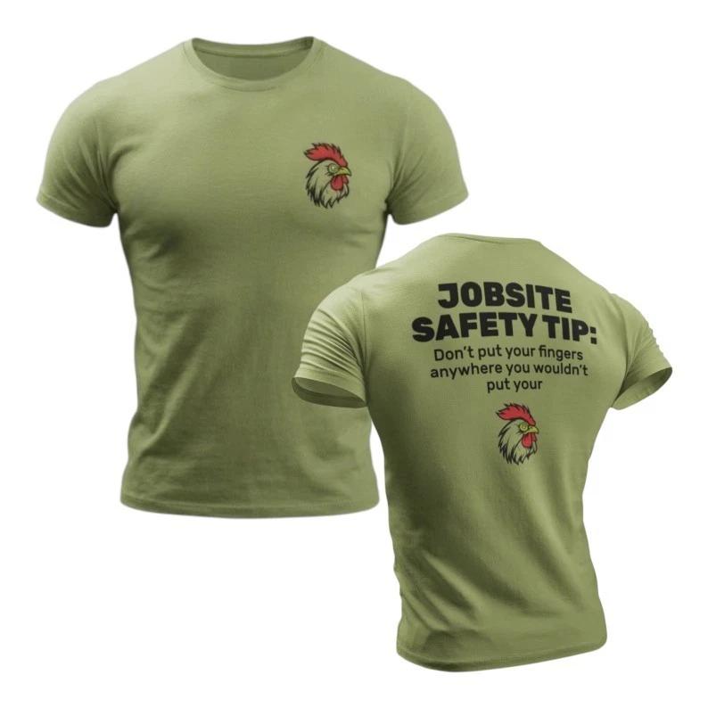 

Funny Work Safety Reminder T-Shirt Don’t Put Your Finger S