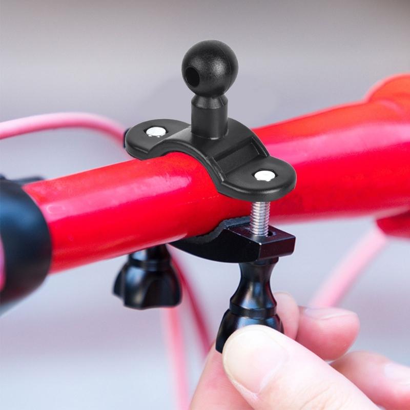 Universal Bike Phone Holder Base 17mm Ball Head Adjustable Viewing Angles Easy Carry Strong Plastic Design for Travel