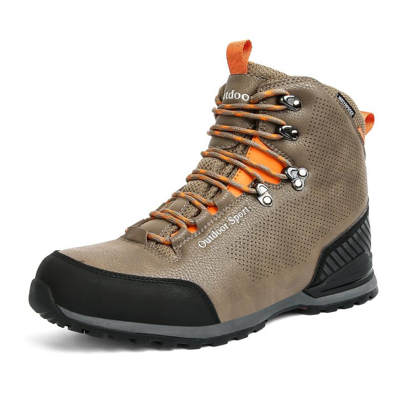 Ankle Shoes Hiking Shoes Men's Waterproof Hunting Boots Tactical Desert Combat Trekking Boots Male Women Warm Leather Sneakers