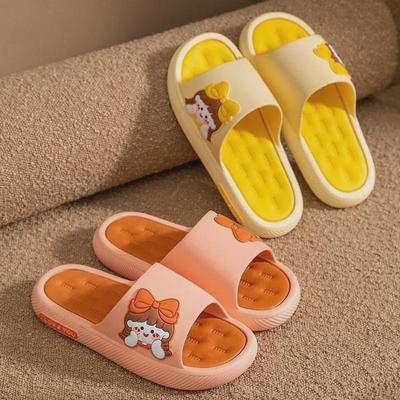 2025 Women's Summer Outdoor Korean-Style Non-Slip Thick-Soled Deodorant Bath Slippers