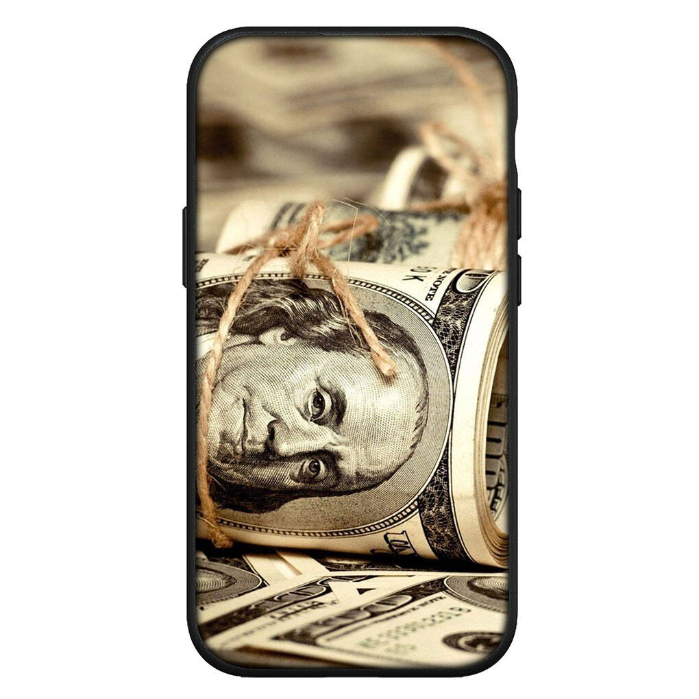 for Motorola Moto Edge 70 60 50 G54 G86 Samsung Galaxy S25 iPhone 17 16 15 Xiaomi Redmi Note 14 13 Pro Max Case Art Money Dollars 100 Wallpaper Cover