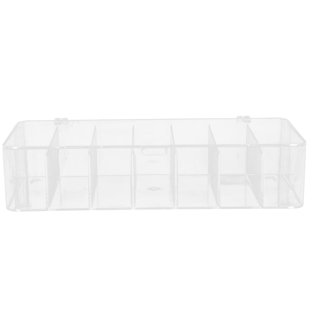 Tea Bag Holder Organizer Clear Acrylic Sugar Packets Storage Bin Box Coffee Bags Containers