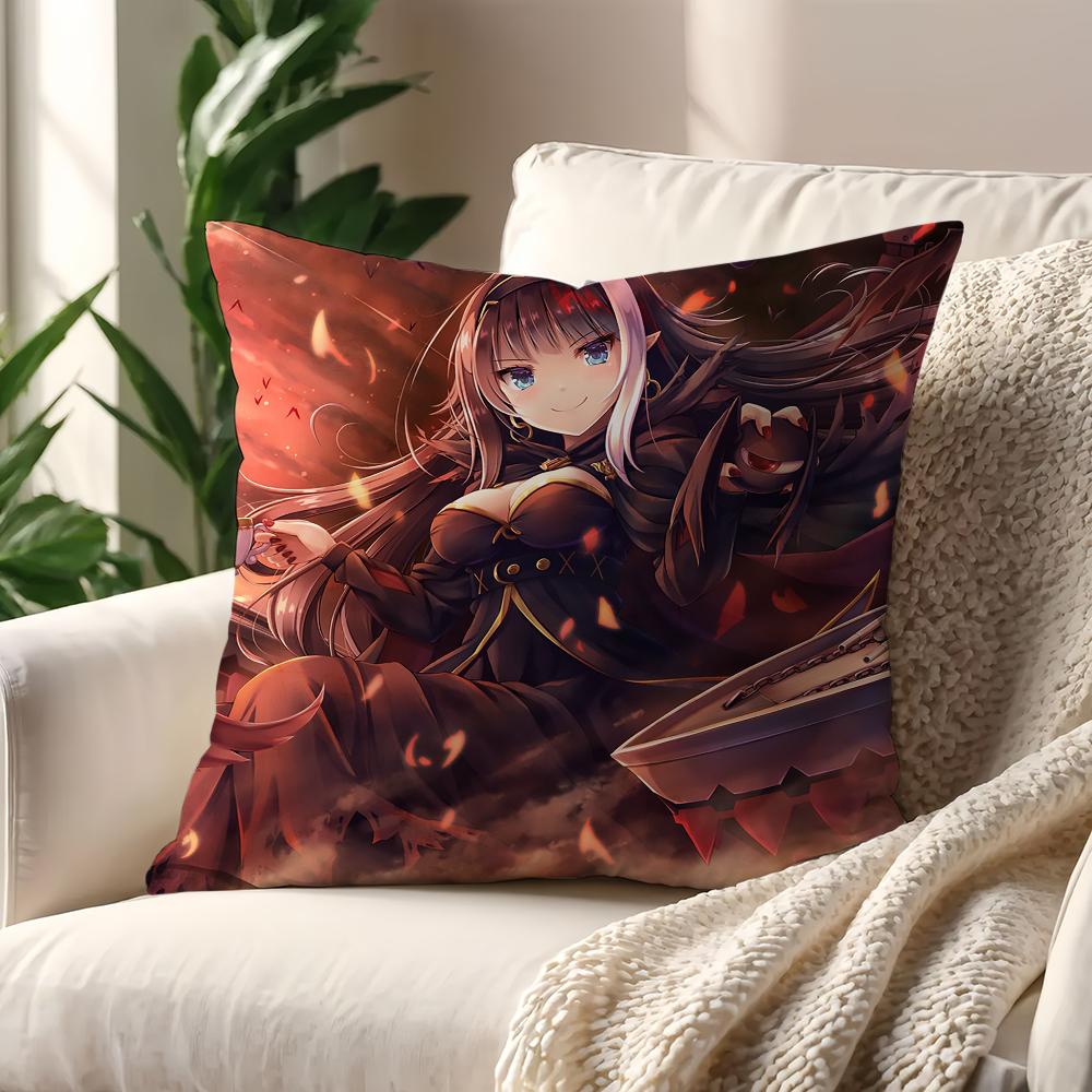 Game Azur Lane cute cushion cover Pillow Cover Decoration Room Home Sofa living Office Car Nordic Simplicity