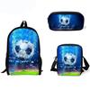 3pcs/set Soccer Backpack Bag Cartoon Football Pattern School Bags Boys Student Large Capacity Children Backpack Mochila Feminina