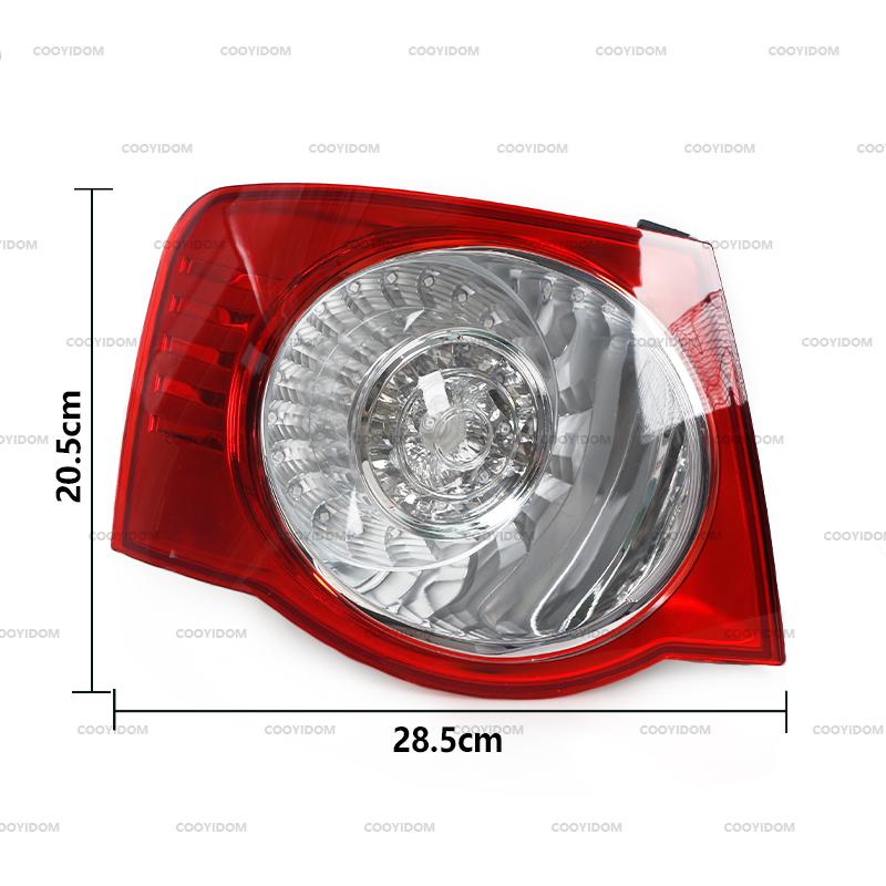 Car LED Rear Tail Light Lamp DRL Outer Left Right Side Fit For VW Jetta 5 MK5 Sendan 2006 2007 2008 2009 2010 2011