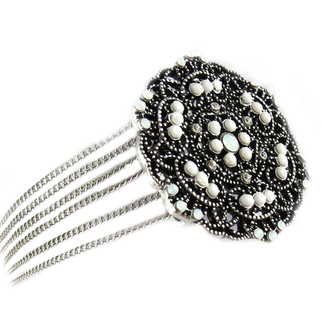 NOA [G0288] - White 'Carmen' Designer Bracelet