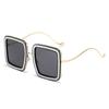 Square Sunglasses European And American Personality Internet Celebrity Versatile Box Glasses Personality Sunglasses Women