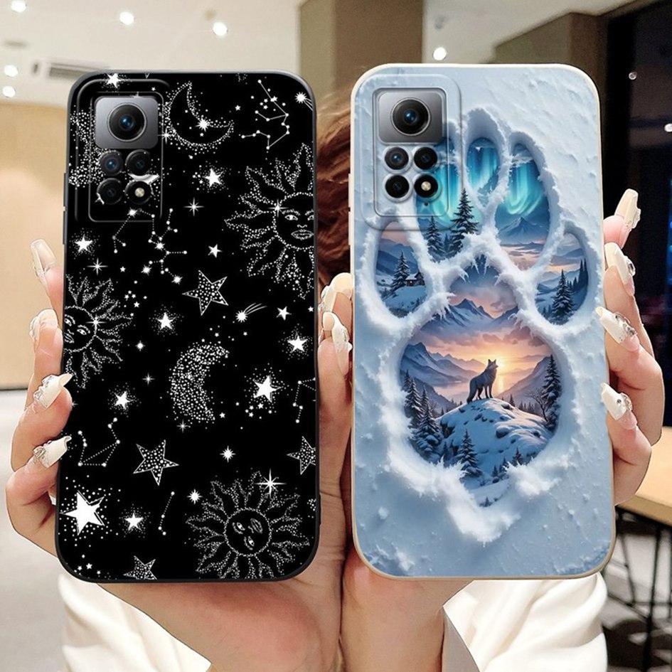For Cover Xiaomi Redmi Note 12 Pro 4G Case Popular Space Flower Soft Silicone Back Cover For Xiaomi Redmi Note12 Pro 4G TPU Capa