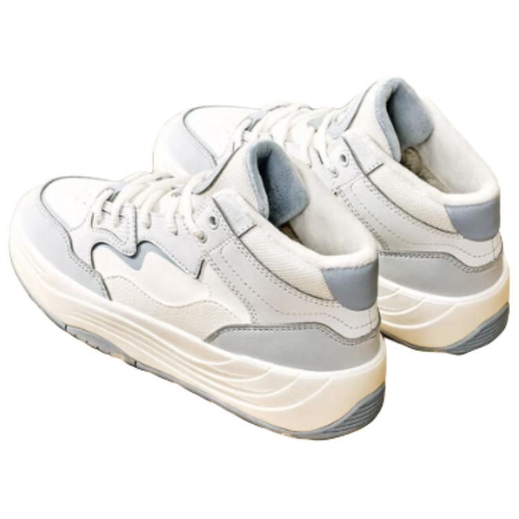 Anta Pg7 Commuting Versatile Comfortable Cold Resistant Simple Trendy Warm Durable Mid-Top Sneakers Women Sneakers White Blue 122548975-3
