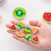 1 Box Fresh Fruit Cute Kawaii Student Stationery School Office Supplies Children Erasers for Kids Gift Creative Pencil Rubber