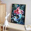 5D DIY Diamond Art Painting Kits for Adults, The Beautiful Mermaid Full Round Crystal Diamond Kits for Beginner for Home Wall Decorate