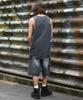 WEGO Distressed Tank Summer Size Sumikuro Men's Top, Sleeveless, Outfit, Streetwear, Gift, L,