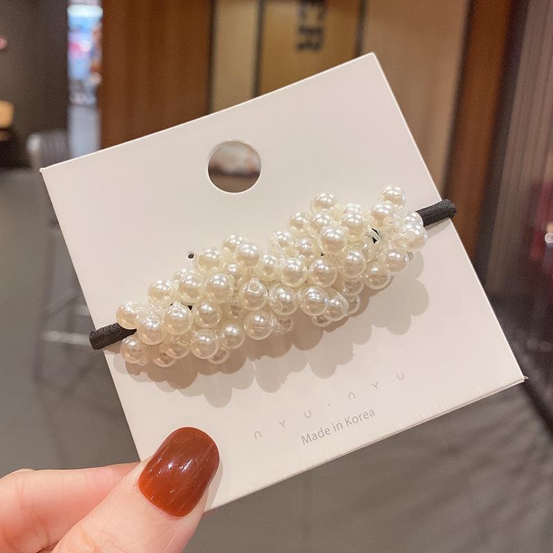 

1 шт. Новая мода жемчужная корона принцессы детские милые эластичные резинки для волос детские резинки для волос аксессуары для волос для девочек детские головные уборы