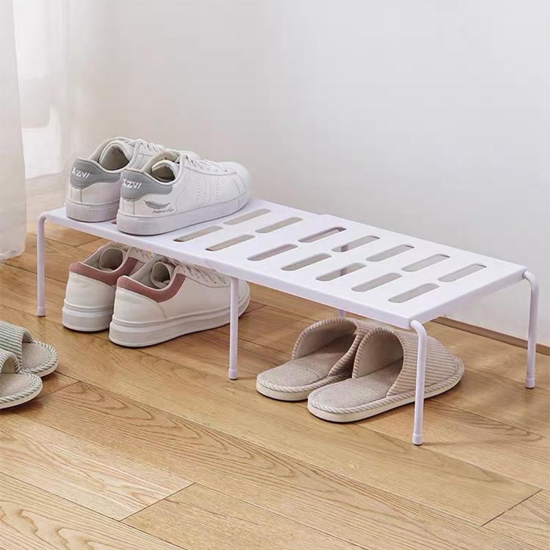 Еластична полиця для зберігання взуття Організатор кухонних приправ та посуду Висувна стійка Шафа Комора Багатофункціональна