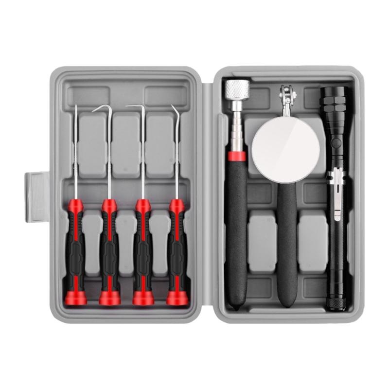 

7Pcs Automotive Repair Telescoping Magnet Stick,Magnetic Pickup Tool Seal Puller And Adjustable Tool 1