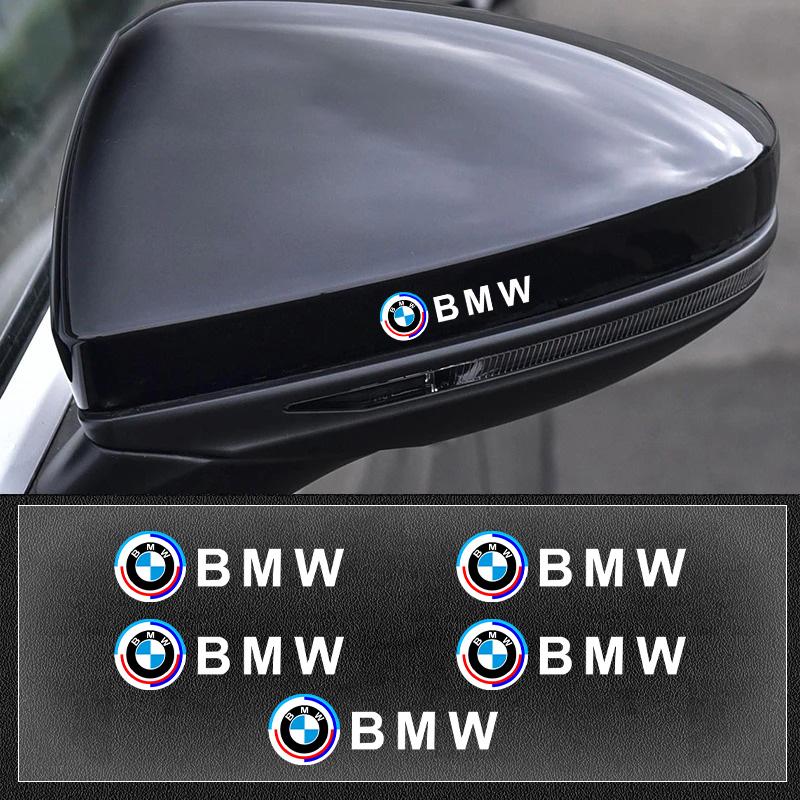YMZP2 5/10pcs Car Creative Stickers Interior Decoration Decal Emblem For BMW 50th Anniversary E46 E90 F10 F30 G20 X1 X3 X5 Performance