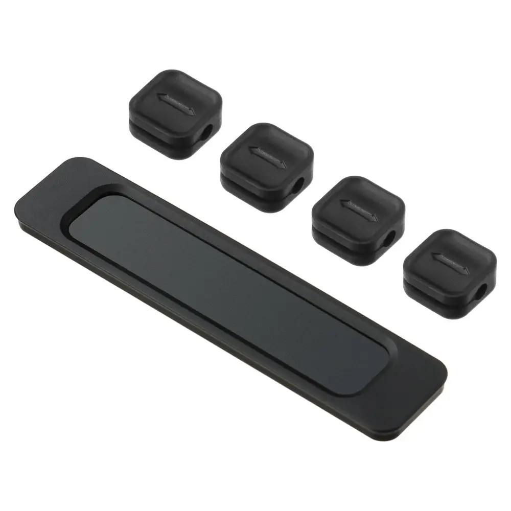 DIY USB Charger Silicone Self-adhesive Cable Management USB Cables Holder Mouse Wire Organizer Cable Organizer