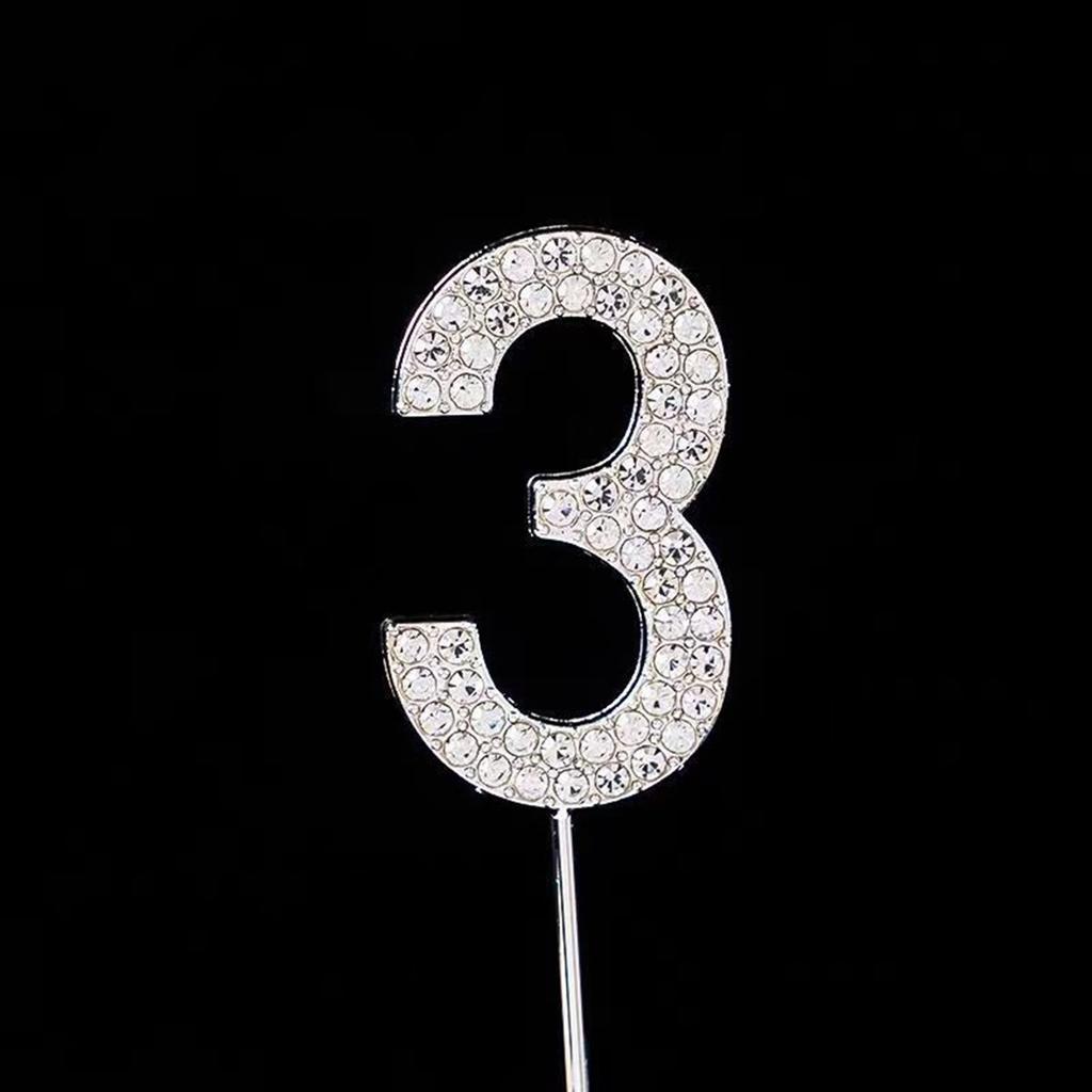 Schöne und elegante digitale Kristall-Digital-Steckfigur, Königin-Göttin Geburtstagstortendekoration, Prinzessin Fee