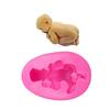 Silicone Mould 3D Sleep Baby Handmade Soap Mold Chocolate Cake DIY Cookies Fondant Decorating Tools