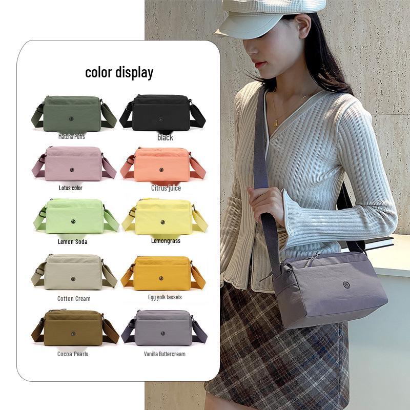 2025 Nylon Oxford Women's Crossbody Bag - Casual Single Shoulder Bag for Middle-Aged Moms