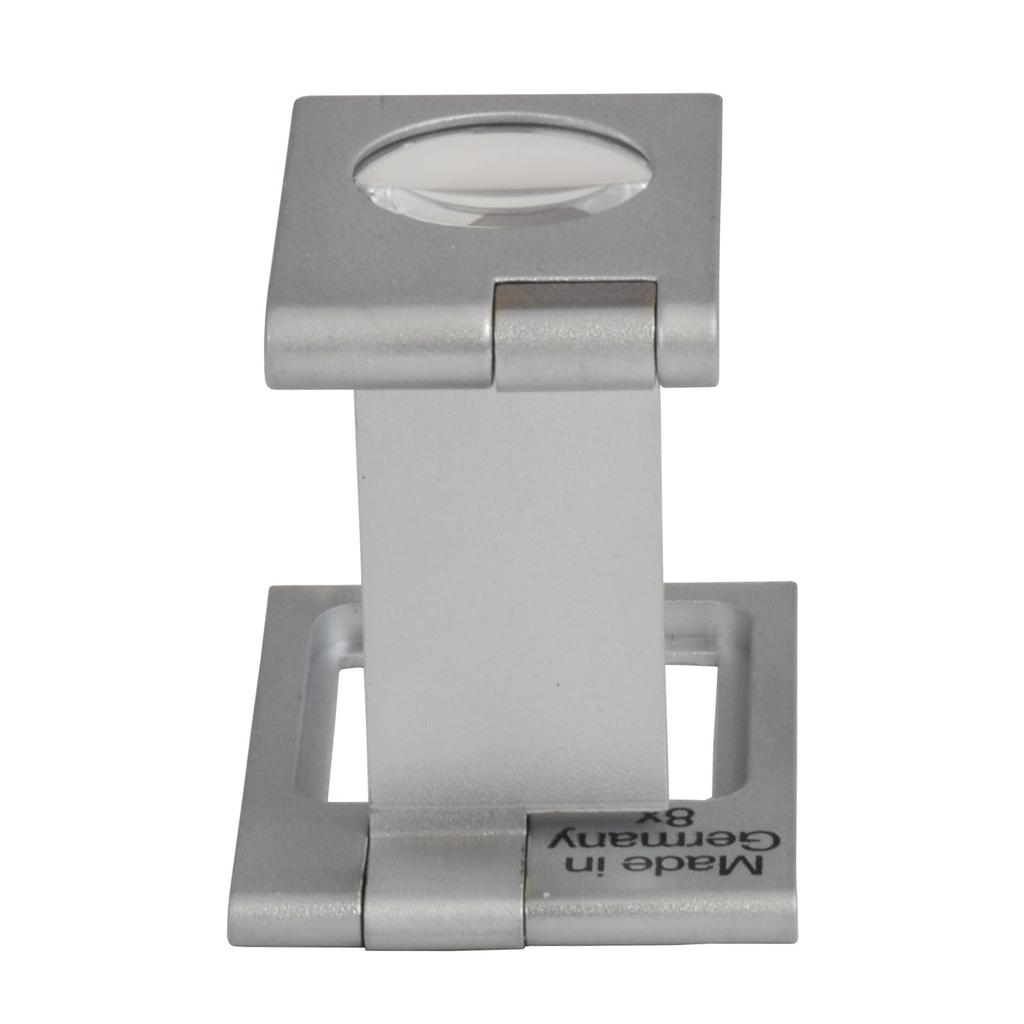 Eschenbach ESCHENBACH Metal Linen Tester Magnifier, 8x Magnification, 1256
