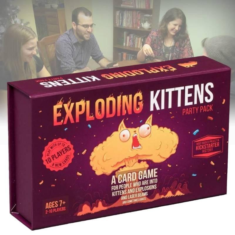 Exploding Kittens Good Vs Evil Game Card Fun Strategic Party Game For Friends