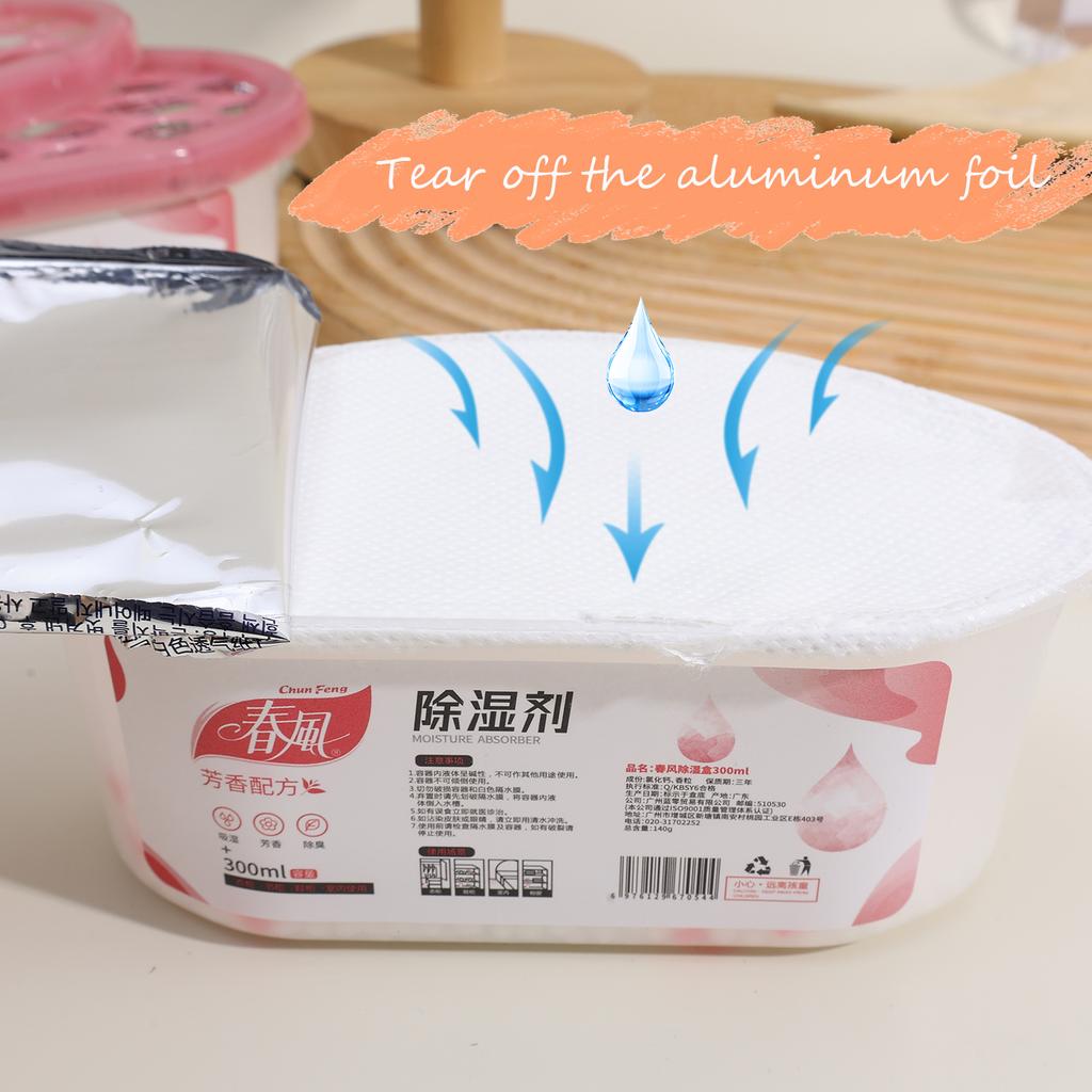 Wardrobe Moisture Absorber Reusable Moisture-proof Dehumidification Box or Wardrobe Closet Laundry Rooms Household Desiccant