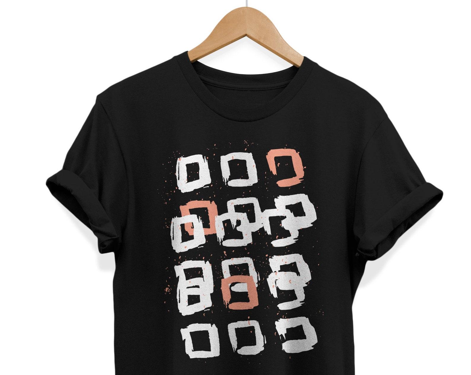 90s Abstract Shapes T-shirt: Retro Urban Fashion M