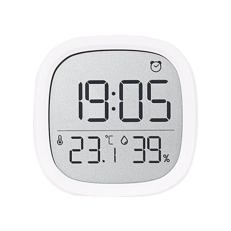 8218 Multi-function Slim Digital Wall Clock with LCD Display and Temperature