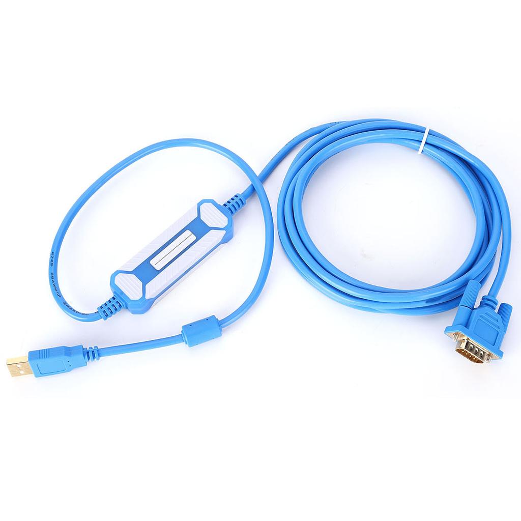 3meter PLC Programming Cable for Omron CQM1H CPM2C Series PLC Blue