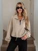 Fall Winter High Neck Zipper Drawstring Pocket Women Loose Baseball Jacket Coat