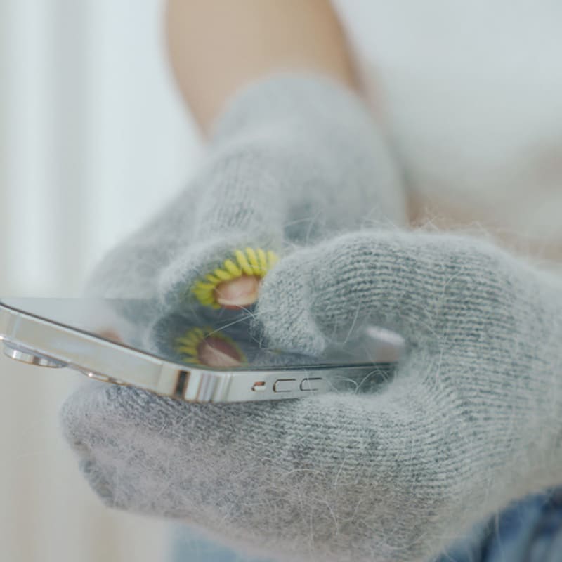 

meminn mittens touch gloves 3colors 04_Hand-Moa Gloves (WH)