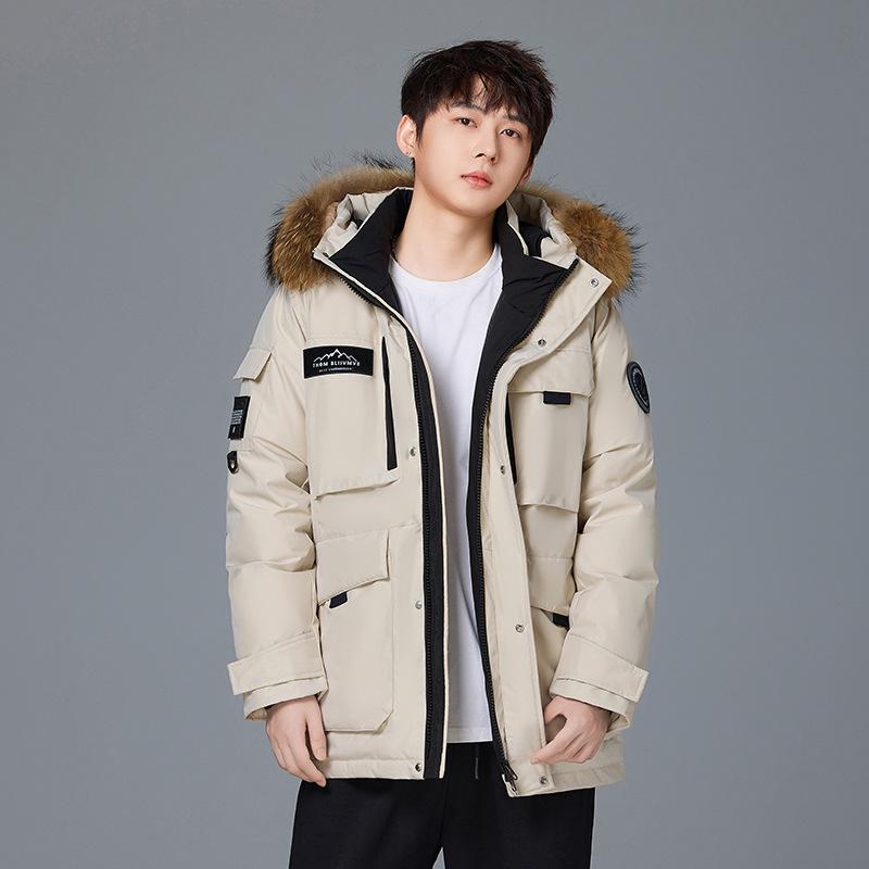 Unisex Winter 2025 Parka: Trendy, Thick, Warm Workwear Ski Jacket for Couples