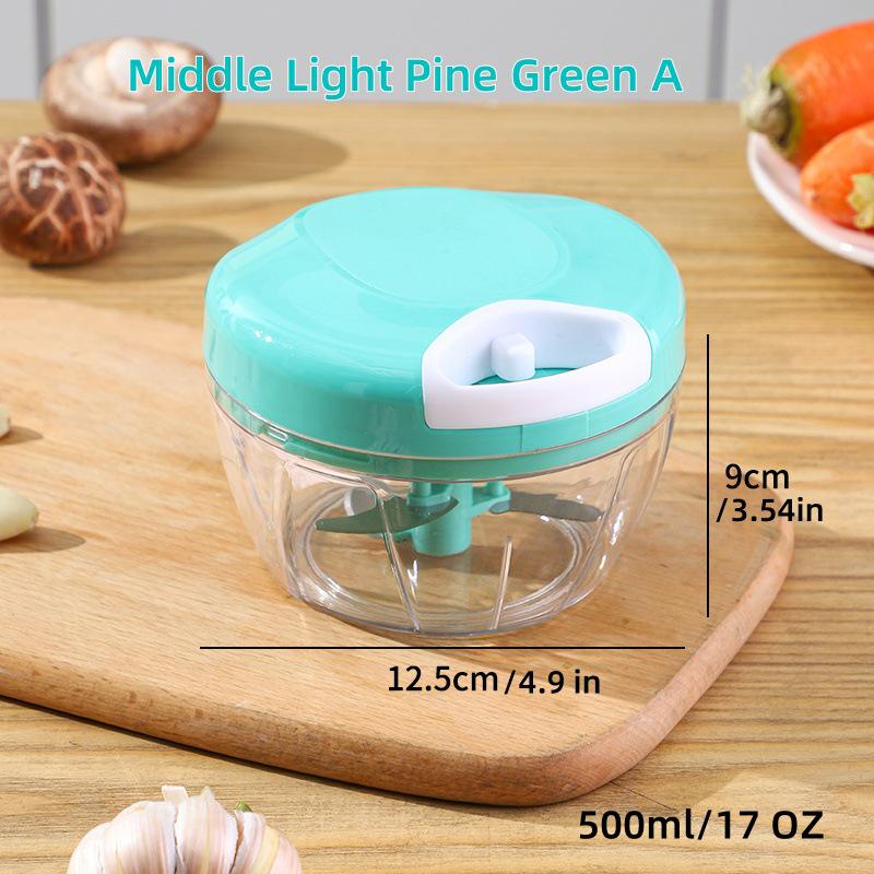 Manual Kitchen Garlic Press & Chopper - Ginger Mincer & Meat Grinder Combo