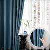Stylish Blackout Curtains for Day and Night Living Room Insulated, Heat-Retaining, Energy-Saving, Privacy, (Blue, 100100cm)