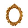 Small Antique Resin Picture Frame Victorian Rectangular Oval Jewelry Display Photo Frame for Weddings Party Decors