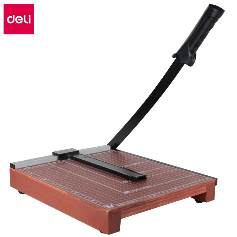 Deli 8004 Wooden Manual Paper Trimmer
