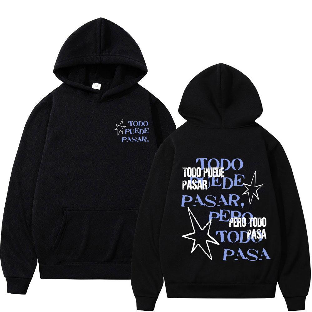 Rapper Milo J Double Sided Print Hoodie Men Women Fashion Vintage Pullover Winter Long-sleeved Aesthetic Trendy Sweatshirt Tops