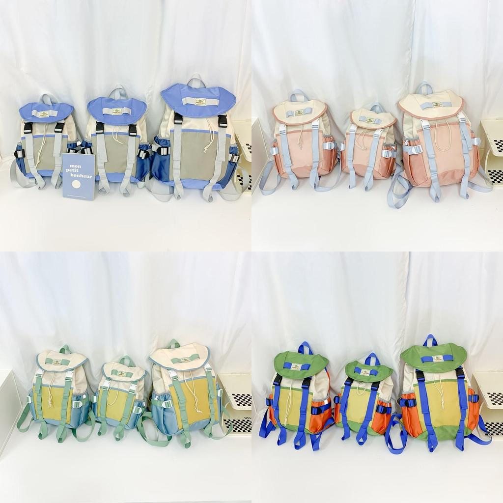 Kids Minimalist School Bag Made Of Durable Oxford Cloth For Elementary Use