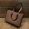 Women's bag new fashionable and atmospheric large-capacity shoulder tote bag hand bag commuter women's bag tote bag