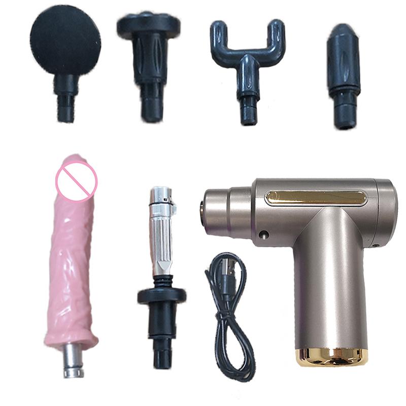 2in1 Penis Dildos Vibrators Gun Fascial Massager Adult Sexy Toysfor Woman G Spot Anal Clit Stimulator Sexy Accessories Sex Shop