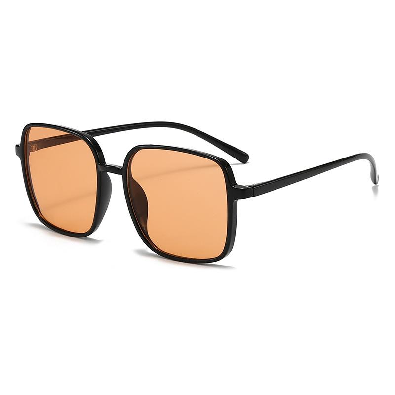 Trendy Unisex Square Frame Sunglasses: Stylish & Versatile Sun Protection