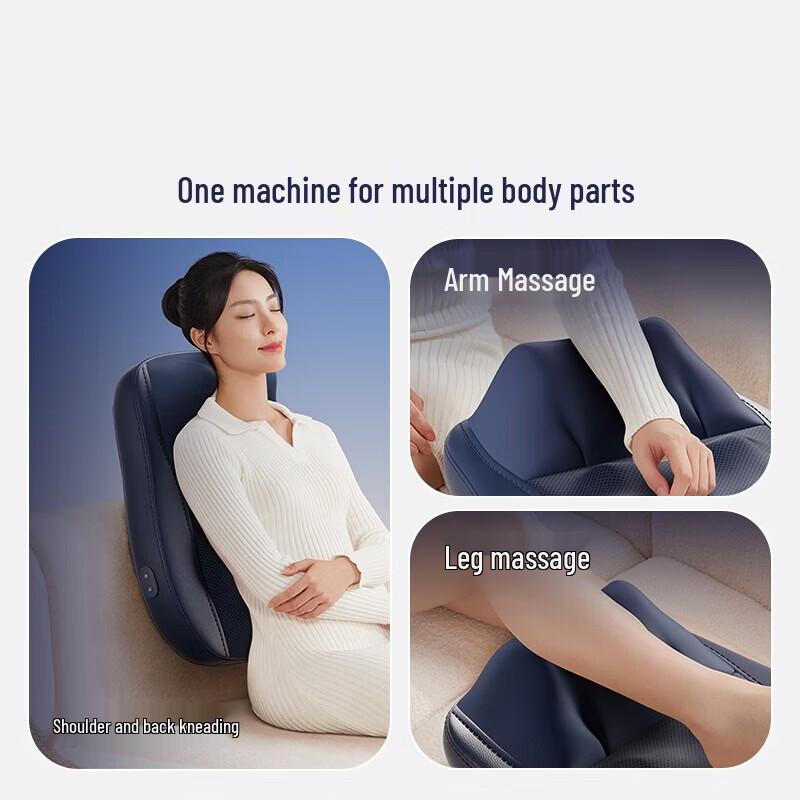 AUX 3D Thai Kneading Back & Neck Massage Cushion CN plug (adapter included)