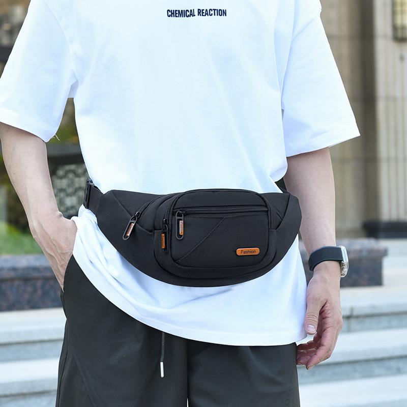 Unisex Waterproof Waist Pack - Multi-Pocket Adjustable Design for Travel/Sports/Business, Large Capacity & Anti-Slip Strap