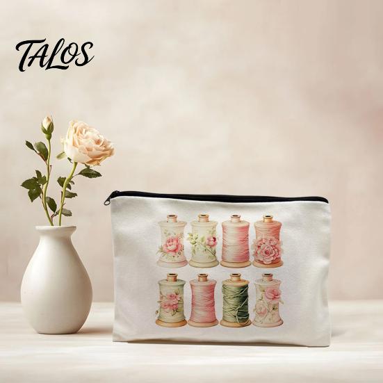 Storage Bag, Large Capacity Travel Organizer, Wear-Resistant Portable Cosmetic Zipper Pouch, for Stationery Makeup And Crafts