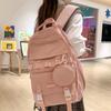 School bag children, primary school students, girls, junior high school students, college students, high-value splicing backpack