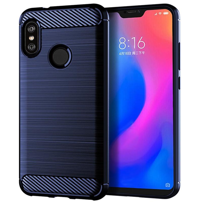 Shockproof Phone Cover for xiaomi A2 Lite Mi A2 lite MiA2 Lite Soft Carbon Fiber Case For redmi 6 pro Redmi6 pro Silicone Case