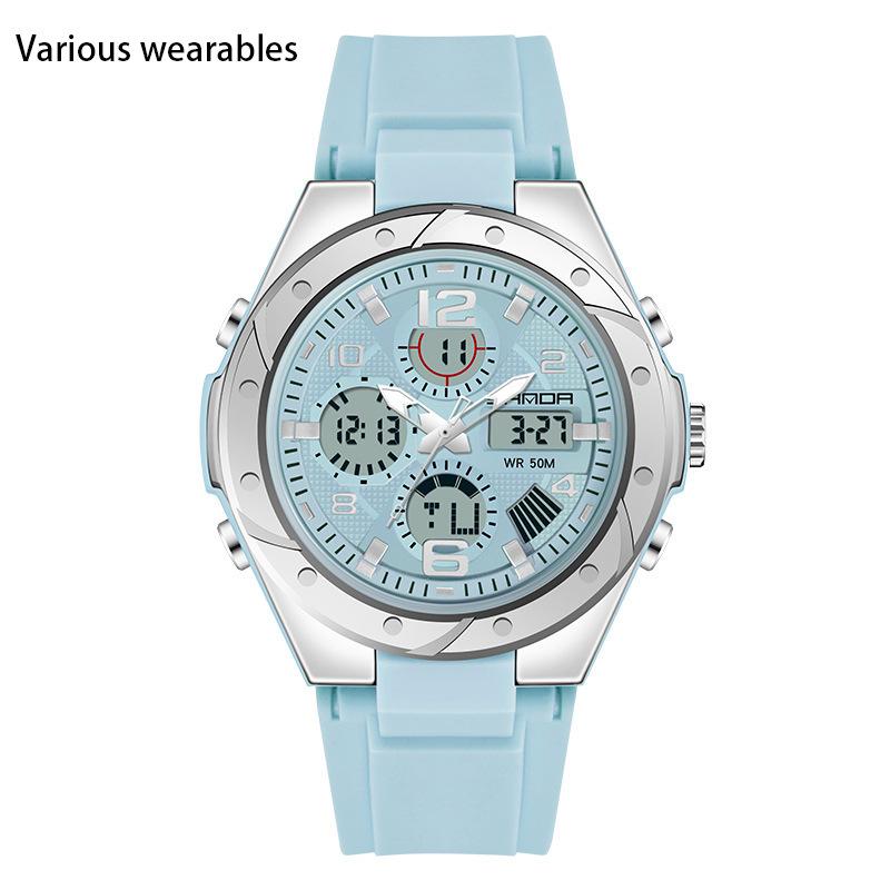 New Harajuku Style Skull Waterproof Men's Electronic Multi-Function Electronic Watch Outdoor Sports Men's Watch