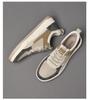 Spring/Autumn 2024 Men's Retro Business Casual Non-Slip Soft Sole Breathable Patchwork Board Shoes